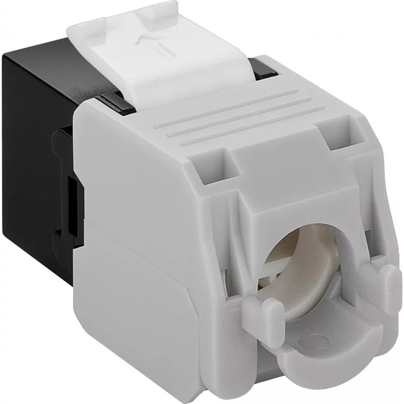 DS-IT CAT6a UTP Keystone-Netzwerkverbinder - werkzeuglos - Schwarz (DS-KC-UTP6A-TL-1)