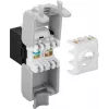 DS-IT CAT6a UTP Keystone-Netzwerkverbinder - werkzeuglos - Schwarz (DS-KC-UTP6A-TL-1)