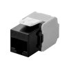 DS-IT CAT6a UTP Keystone-Netzwerkverbinder - werkzeuglos - Schwarz (DS-KC-UTP6A-TL-1)