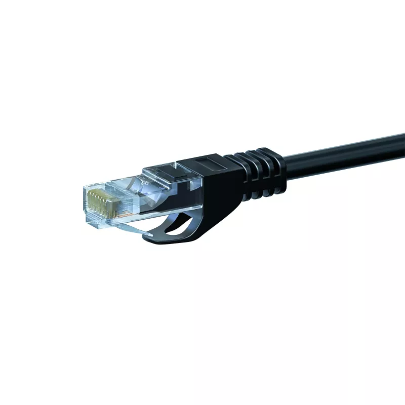 DSIT DC-50-500 CAT5e U/UTP Netzwerkkabel, 50 m, Schwarz, 100 % Kupfer