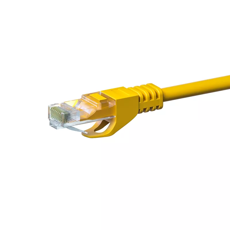 DSIT CAT5e Netzwerkkabel U/UTP 50m Gelb 100% Kupfer