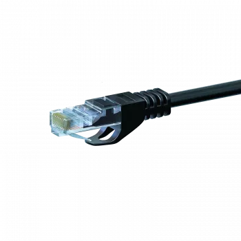DSIT CAT 5e U/UTP Netzwerkkabel, RJ45 Stecker auf Stecker, 10m, Schwarz, CCA