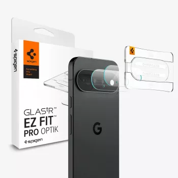 Spigen Optik Pro Glas.tR EZ Fit Kameraschutz 2er-Pack für Google Pixel 11 klar