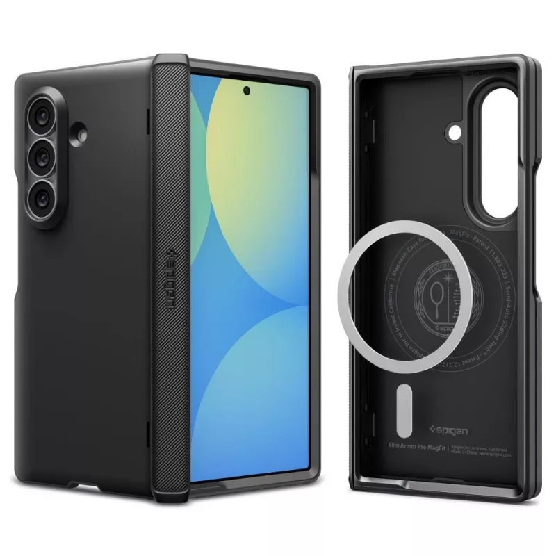 Spigen Slim Armor Pro MagSafe Hülle für Samsung Galaxy Z Fold 8 Ultra Schwarz
