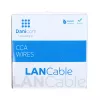 DSIT CAT6 S/FTP Netzwerk-Installationskabel aus massivem Kupfer, 100m, Grau