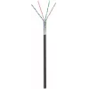 DSIT CAT5e Außenkabel Netzwerkkabel F/UTP AWG 24/1 Massivleiter 100 Meter Schwarz