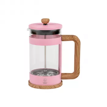 Leopold Vienna Franca French Press Kaffee- und Teebereiter, Pink, 600 ml