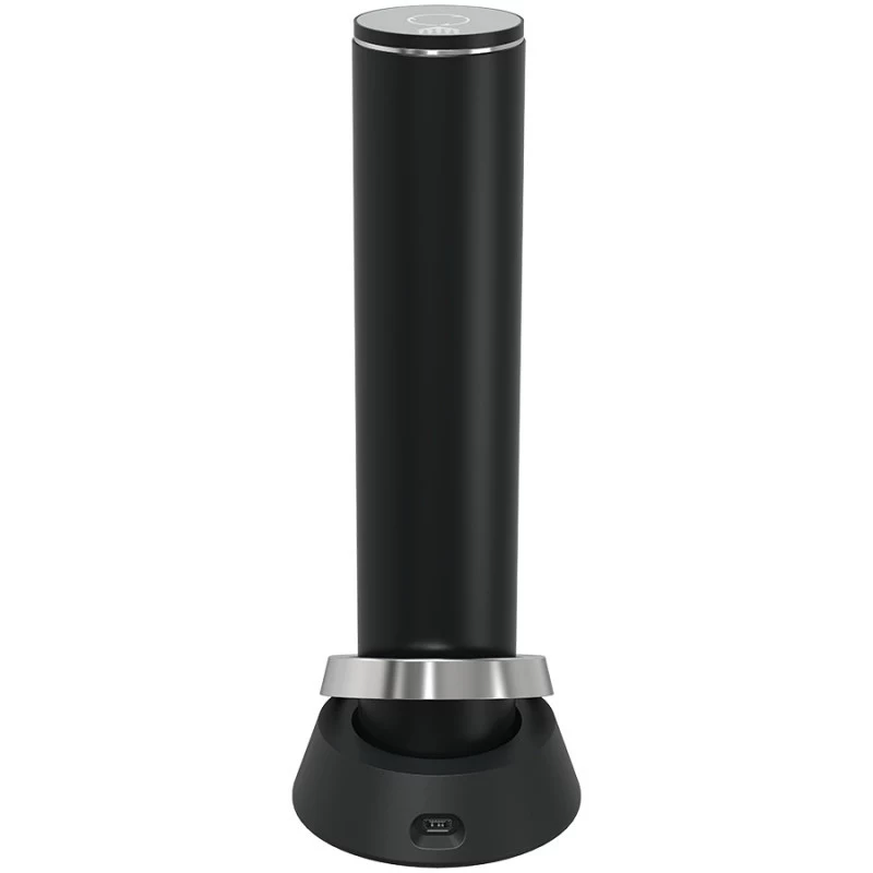 Prestigio Maggiore automatischer Weinöffner, schwarz/silber (PWO104SL)