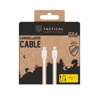 Tactical Stitch Thread USB-C auf Lightning Kabel, Weiß