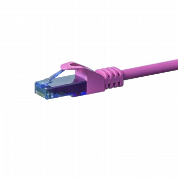 DSIT CAT6a U/UTP Patchkabel, 100% Kupfer, RJ45, 5m, Pink