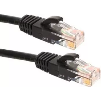 DSIT CAT6a Netzwerkkabel 100% Kupfer - U/UTP - 7,5 m - Schwarz