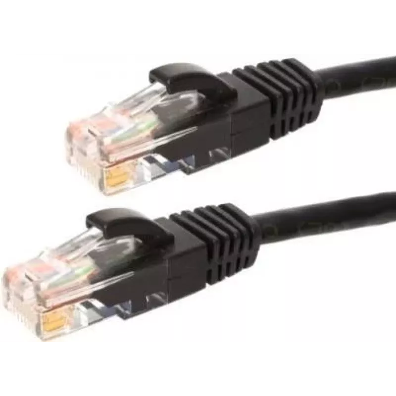 DSIT CAT6a Netzwerkkabel 100% Kupfer - U/UTP - 7,5 m - Schwarz