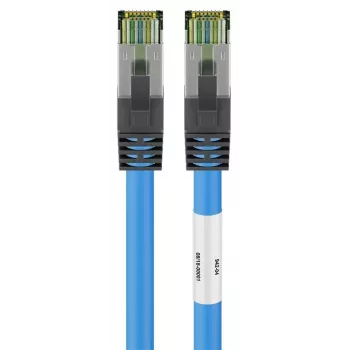 DSIT RJ45 Netzwerkkabel S/FTP PiMF CAT 8 Rohkabel Blau 3m