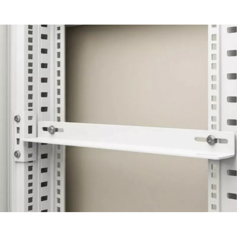 DSIT 19 inch Rack-Schienen für 450 mm tiefe Wandschränke - Weiß