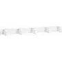 DSIT 19 inch 1U Metall-Kabelmanagement-Panel mit Schlitz-Durchführung – Weiß (DS-1904-W)