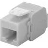 DS-IT CAT6a UTP Keystone Netzwerkdose - werkzeuglos - Grau (DS-KC-UTP6A-TL-2)