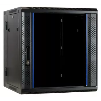 DSIT DS6612-DOUBLE Reversibler Wandmontage-Serverschrank mit Glastür, 600 mm breit