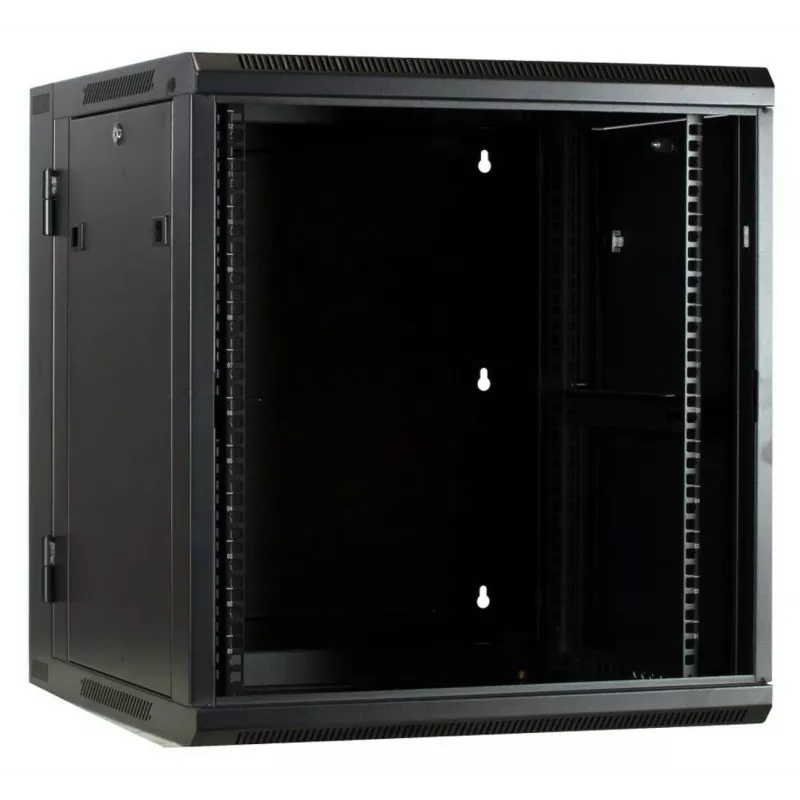 DSIT DS6612-DOUBLE Reversibler Wandmontage-Serverschrank mit Glastür, 600 mm breit