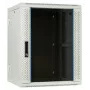 DSIT DS6615W-DOUBLE 6U umkehrbarer Wandmontage-Serverschrank mit Einscheiben-Sicherheitsglas-Tür, Weiß (600x450x370 mm)