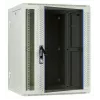 DSIT DS6615W-DOUBLE 6U umkehrbarer Wandmontage-Serverschrank mit Einscheiben-Sicherheitsglas-Tür, Weiß (600x450x370 mm)