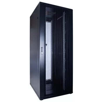 DSIT 19 inch Server-Rack mit perforierter Fronttür 600 x 800 - 42U Schwarz