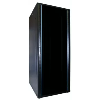 DSIT DS8042 42U 19 inch Server-Rack-Schrank mit gehärteter Glastür, 800x1000mm, Schwarz