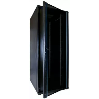 DSIT DS8042 42U 19 inch Server-Rack-Schrank mit gehärteter Glastür, 800x1000mm, Schwarz