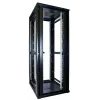 DSIT DS8042 42U 19 inch Server-Rack-Schrank mit gehärteter Glastür, 800x1000mm, Schwarz