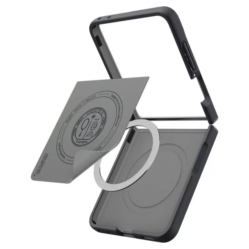 SPIGEN Nano Pop MagSafe-Hülle für Samsung Galaxy Z Flip8 - Black Sesame