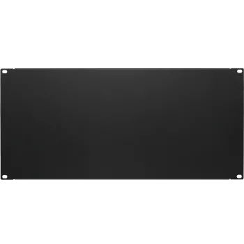 DS-IT 19 inch Blindpanel 5U Rack-Abdeckplatte Stahl Schwarz DS-Blind5
