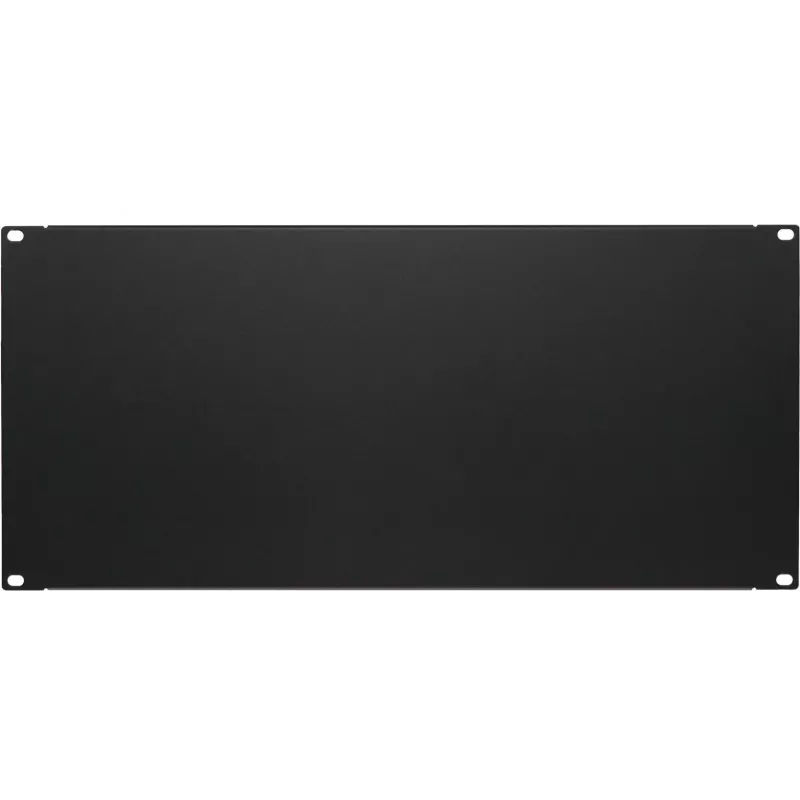 DS-IT 19 inch Blindpanel 5U Rack-Abdeckplatte Stahl Schwarz DS-Blind5