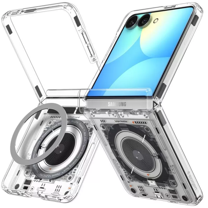 SPIGEN Ultra Hybrid Pro MagSafe-Hülle für Samsung Galaxy Z Flip8 Neo One – Transparent