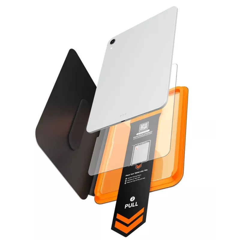 Spigen AlignMaster Glass.tR Panzerglas Displayschutz für iPad 10,9 inch (10. Generation 2022) und iPad 11 inch (11. Generation 2025) - Transparent
