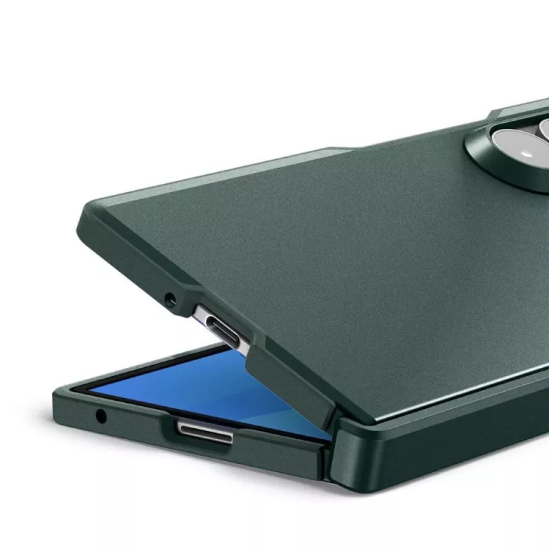 Spigen Tough Armor Pro MagSafe-Hülle für Samsung Galaxy Z Fold 8 Ultra - Abyss Green