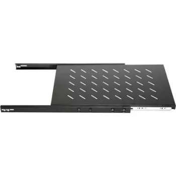 DSIT DS-UH80 1U Schiebe-Rack-Ebene, 18 kg Belastung, 640 mm Tiefe, Schwarz