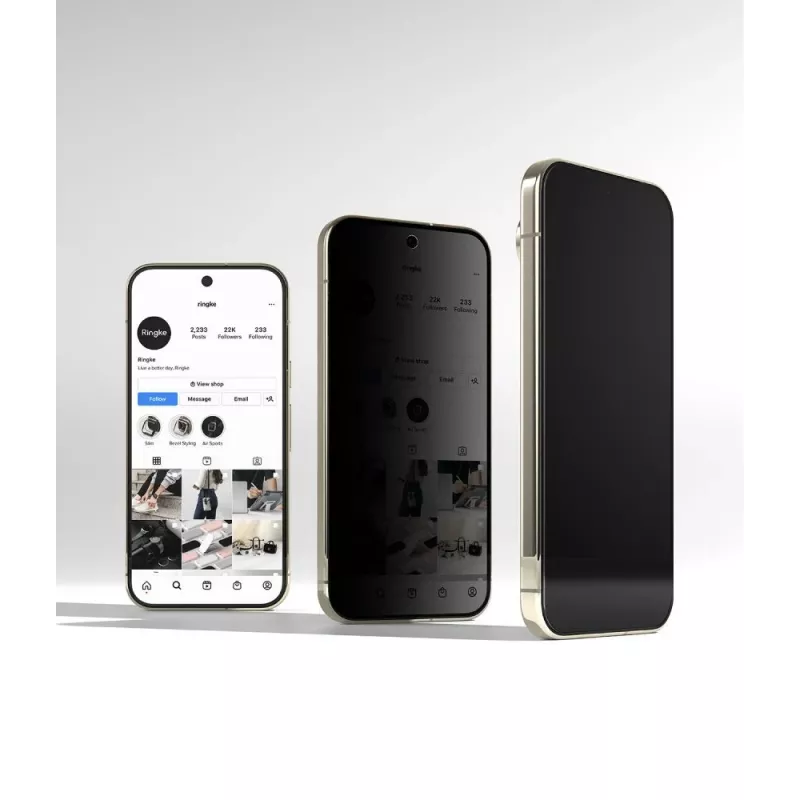 Ringke Easy Slide 2er-Pack Privacy Tempered Glass Displayschutz für Google Pixel 9 Pro XL / 10 Pro XL / 11 Pro XL
