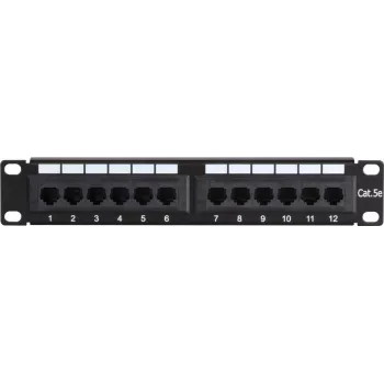 DSIT DS-10Patch5-12UTP 10-Zoll 12-Port UTP CAT 5e Patchpanel