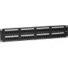 DSIT DS-Patch6-48UTP CAT6 UTP 19 inch 48-Port Netzwerk-Patchpanel, 1U, Schwarz