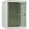 DSIT 12U Wandmontage-Serverschrank mit Glastür, Weiß, 600x600x635 mm