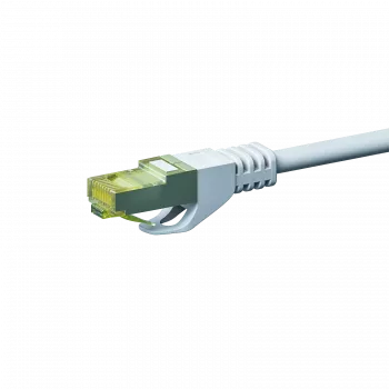 DSIT Cat.7 S/FTP (PiMF) RJ45 Patchkabel, Weiß, 0,25 m (DC-72-002)