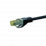 DSIT Cat.7 S/FTP PiMF RJ45 Netzwerk-Patchkabel, 1,5 m, Schwarz