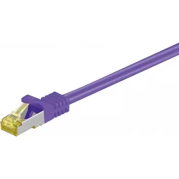 DSIT RJ45 Netzwerkkabel S/FTP (PiMF) Cat.7 Patchkabel, Violett, 1,50 m (DC-78-015)