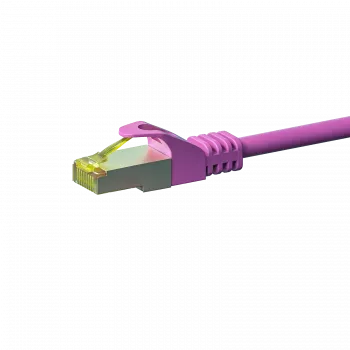 DSIT Cat.7 S/FTP PiMF RJ45 Netzwerkkabel, Pink, 3m