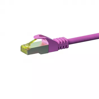 DSIT RJ45 Netzwerkkabel S/FTP (PiMF) Cat.7 Kabel, Pink, 50m (DC-79-500)