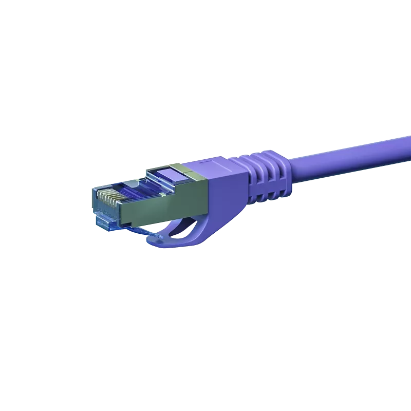 DSIT CAT 6a Netzwerkkabel LSOH - S/FTP - 7,50 m - Violett (DC-6A8-075)