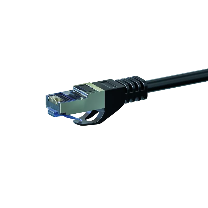 DSIT CAT 6a S/FTP LSOH Netzwerk-Patchkabel, 20 m, Schwarz