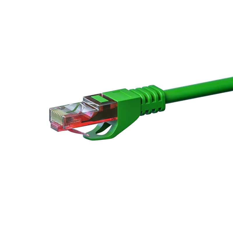 DSIT CAT6 U/UTP 15m grünes 100% Kupfer Ethernet-Patchkabel (DC-63-150)