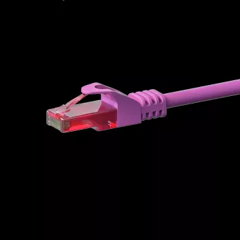 DSIT CAT6 U/UTP Netzwerk-Patchkabel, 15 m, Pink, 100% Kupfer (DC-69-150)
