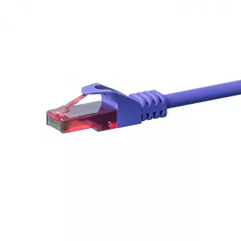 DSIT CAT6 Netzwerkkabel U/UTP 30m Violett 100% Kupfer Patchkabel RJ45