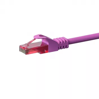 DSIT CAT6 Netzwerkkabel, U/UTP, 50 Meter, Pink, 100% Kupfer (DC-69-500)